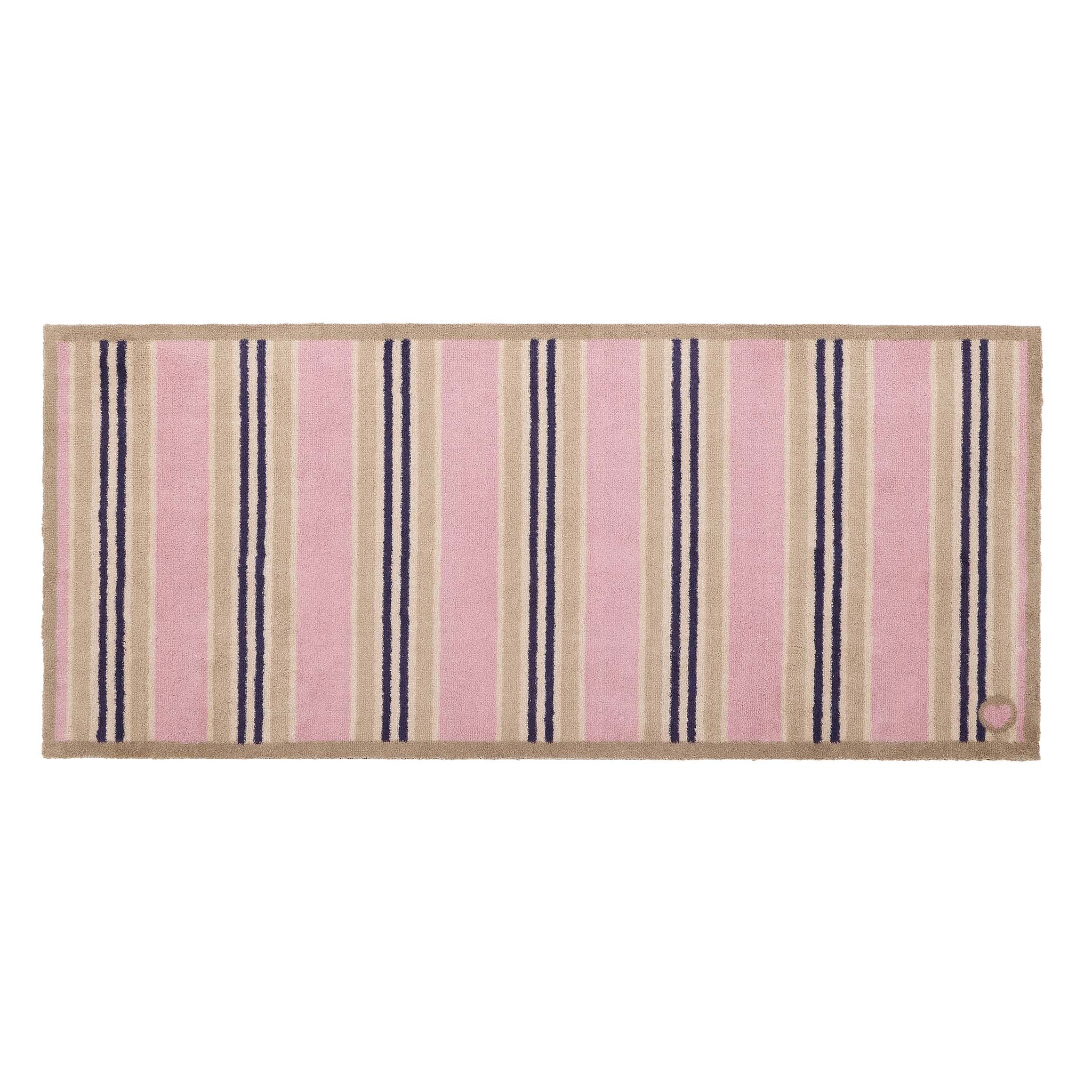 Timeless Stripe Blush Washable Runner