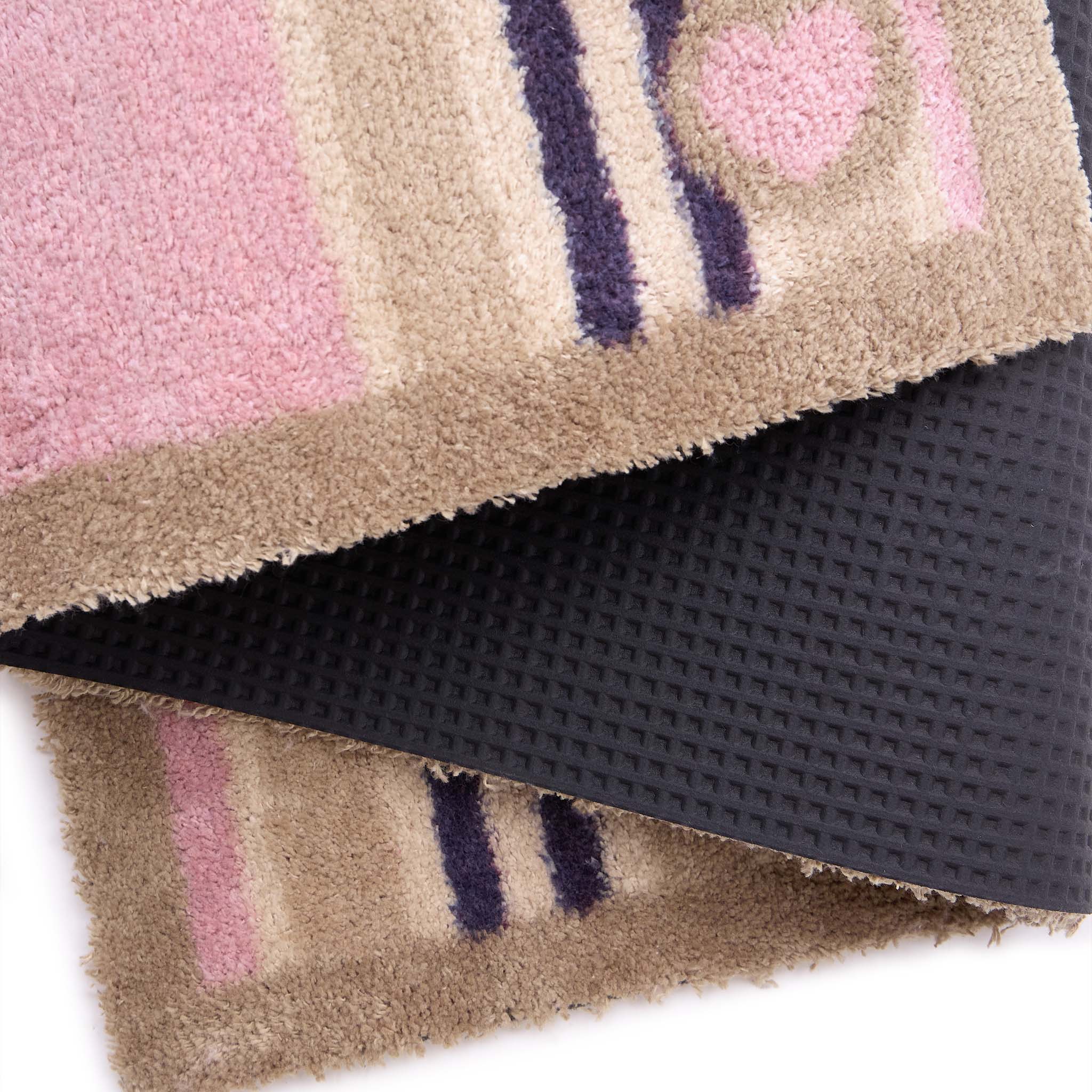 Timeless Stripe Blush Washable Runner - Image 4